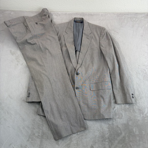 Vintage Brooks Brothers 2 Piece Suit in Brown Men 44 Pants 36x31 Made in USA